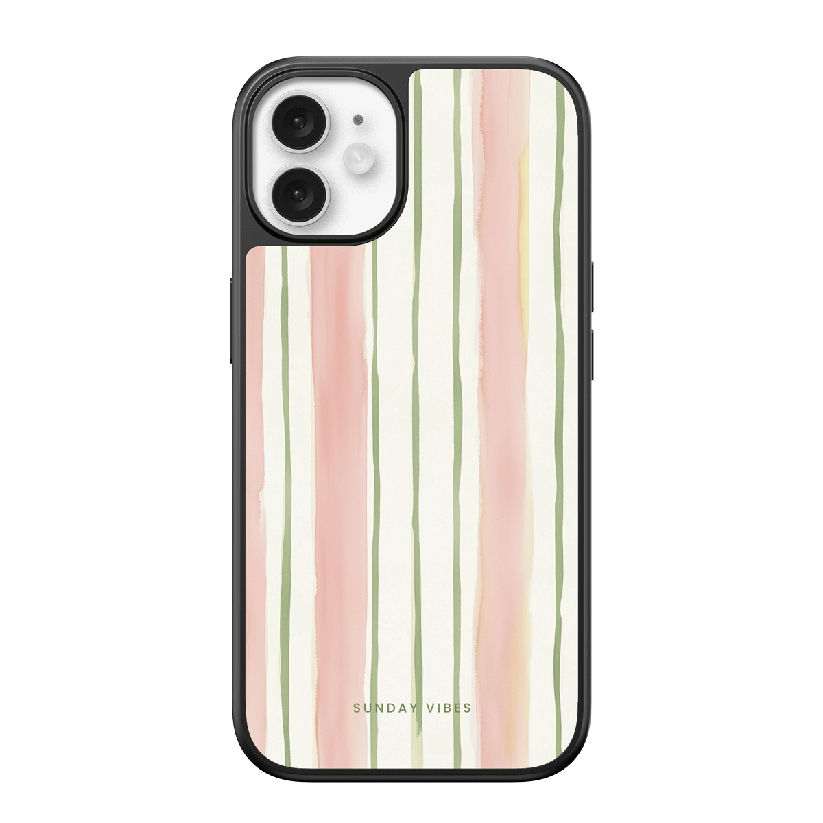 Pastel Stripe Serenade iPhone Case