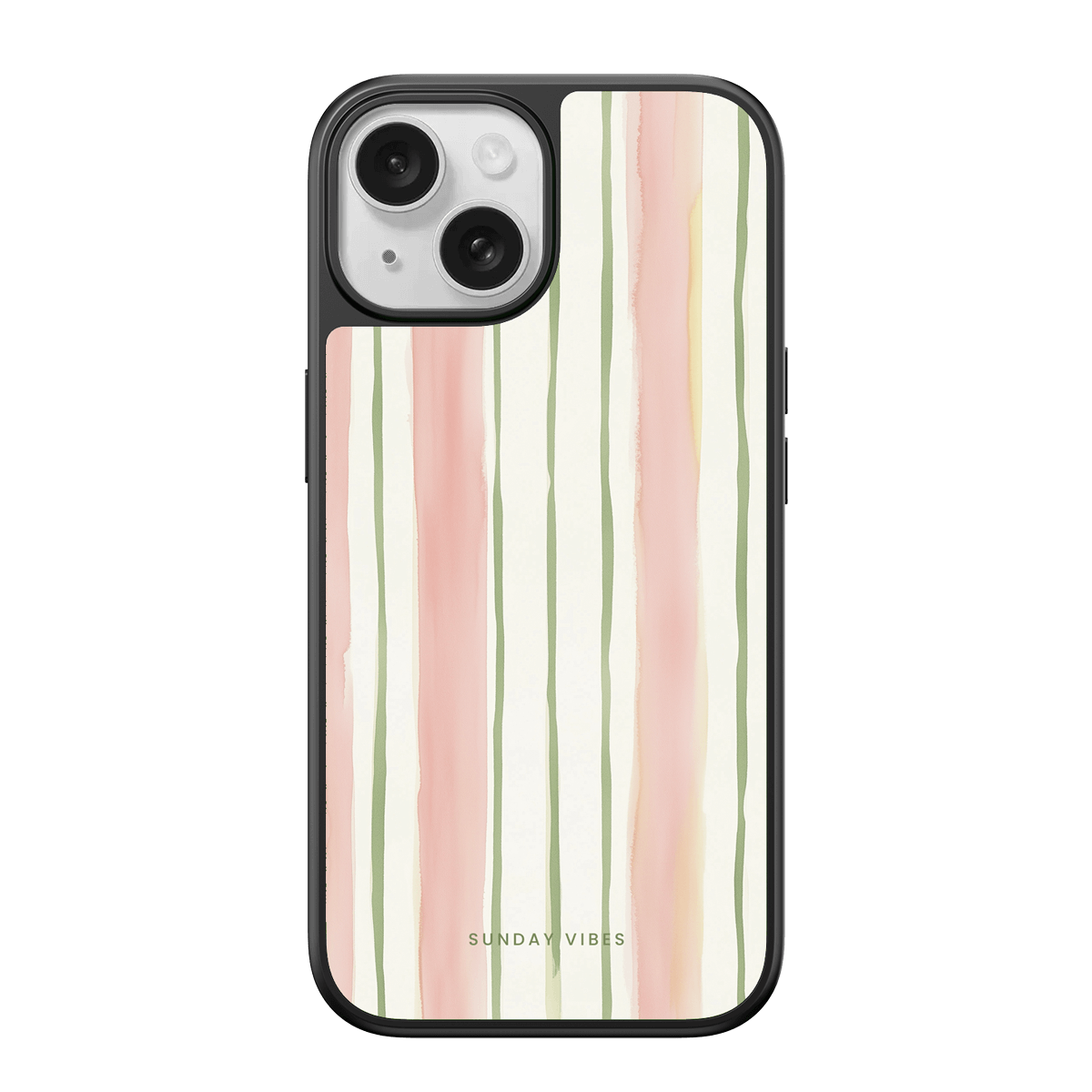 Pastel Stripe Serenade iPhone Case