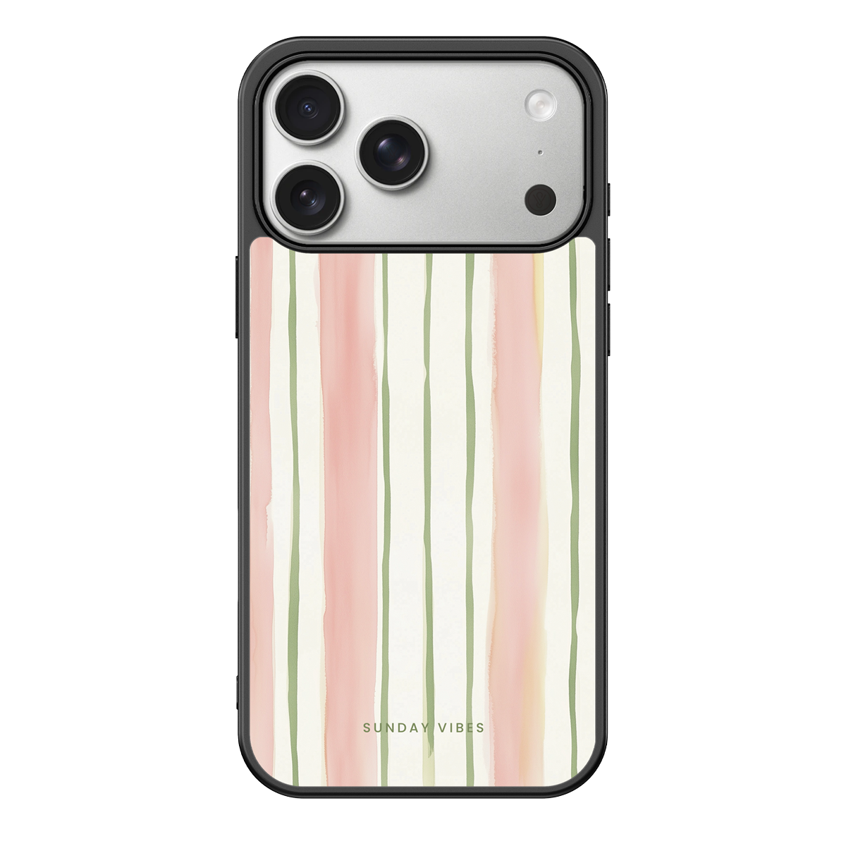 Pastel Stripe Serenade iPhone Case