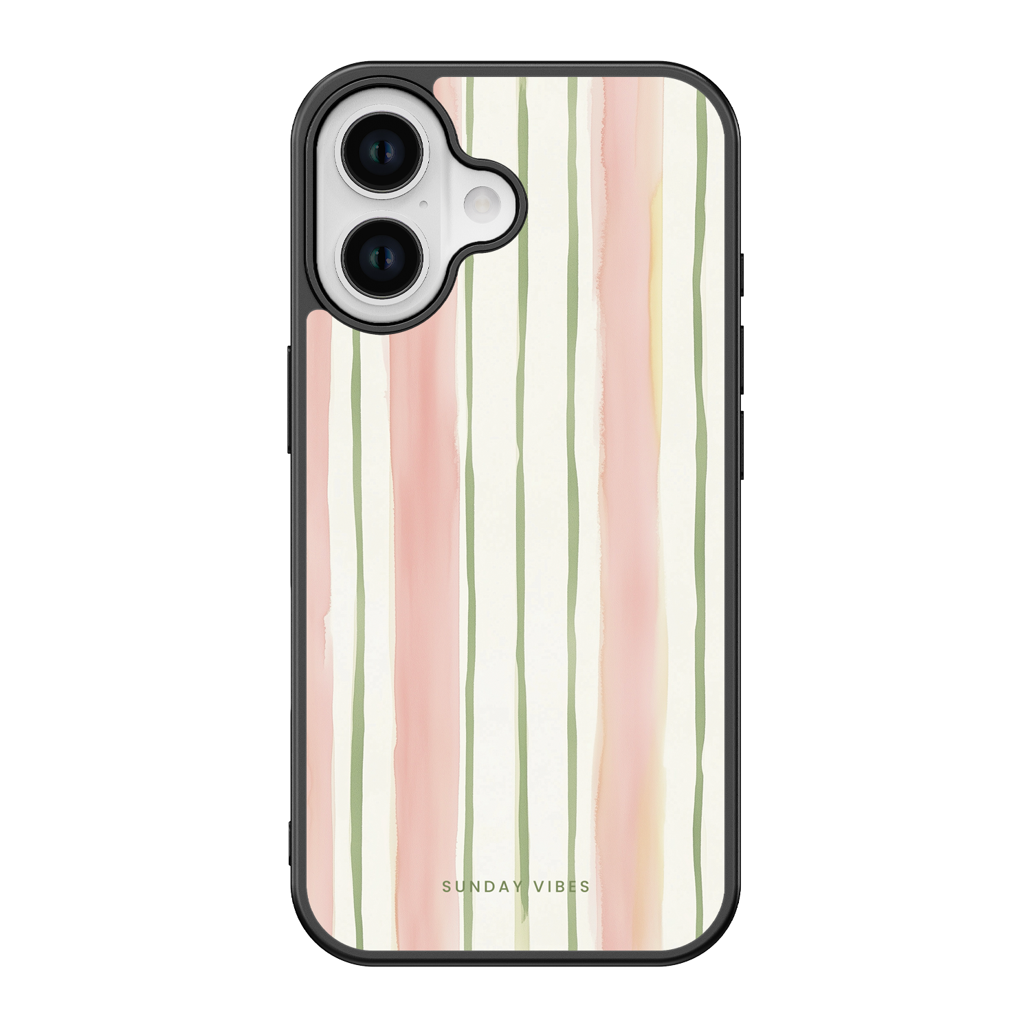 Pastel Stripe Serenade iPhone Case