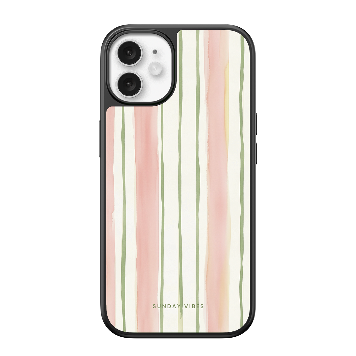 Pastel Stripe Serenade iPhone Case