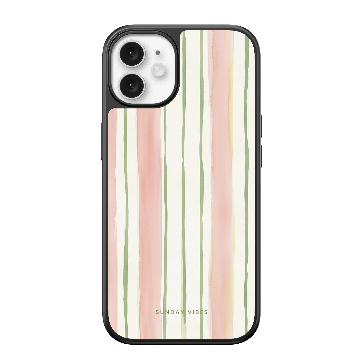 Pastel Stripe Serenade iPhone Case