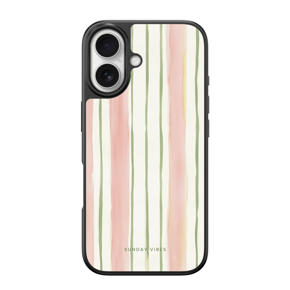 Pastel Stripe Serenade iPhone Case