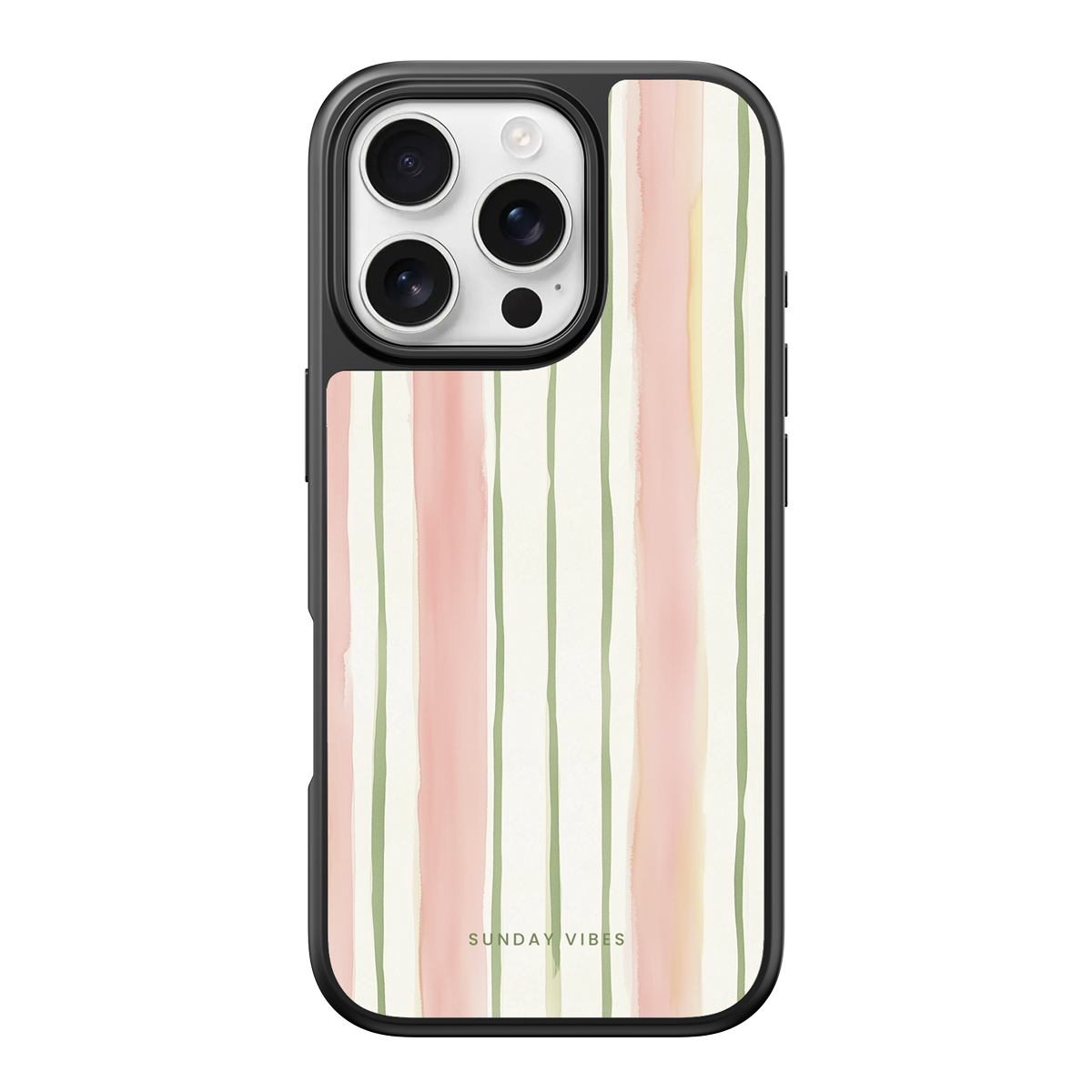 Pastel Stripe Serenade iPhone Case