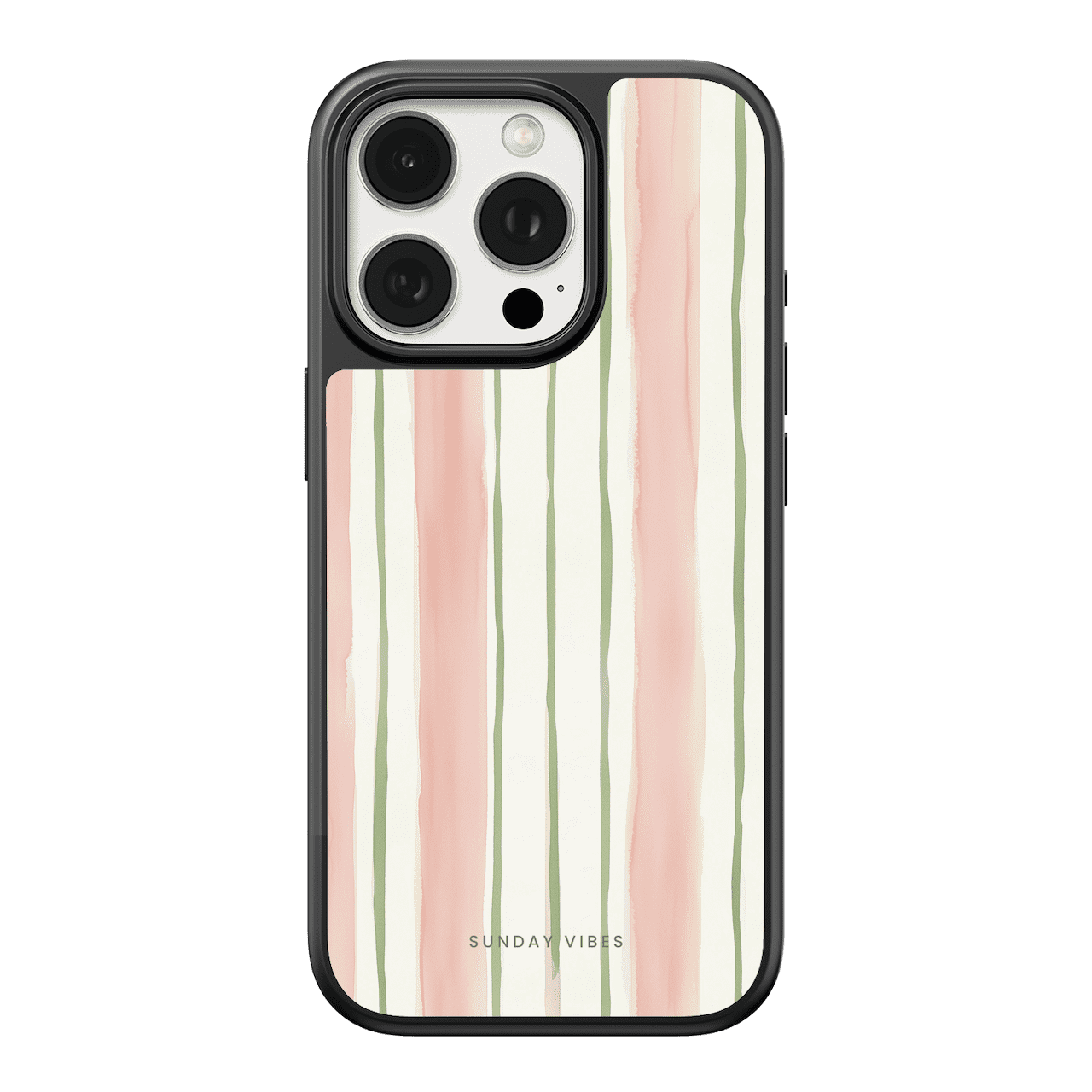 Pastel Stripe Serenade iPhone Case