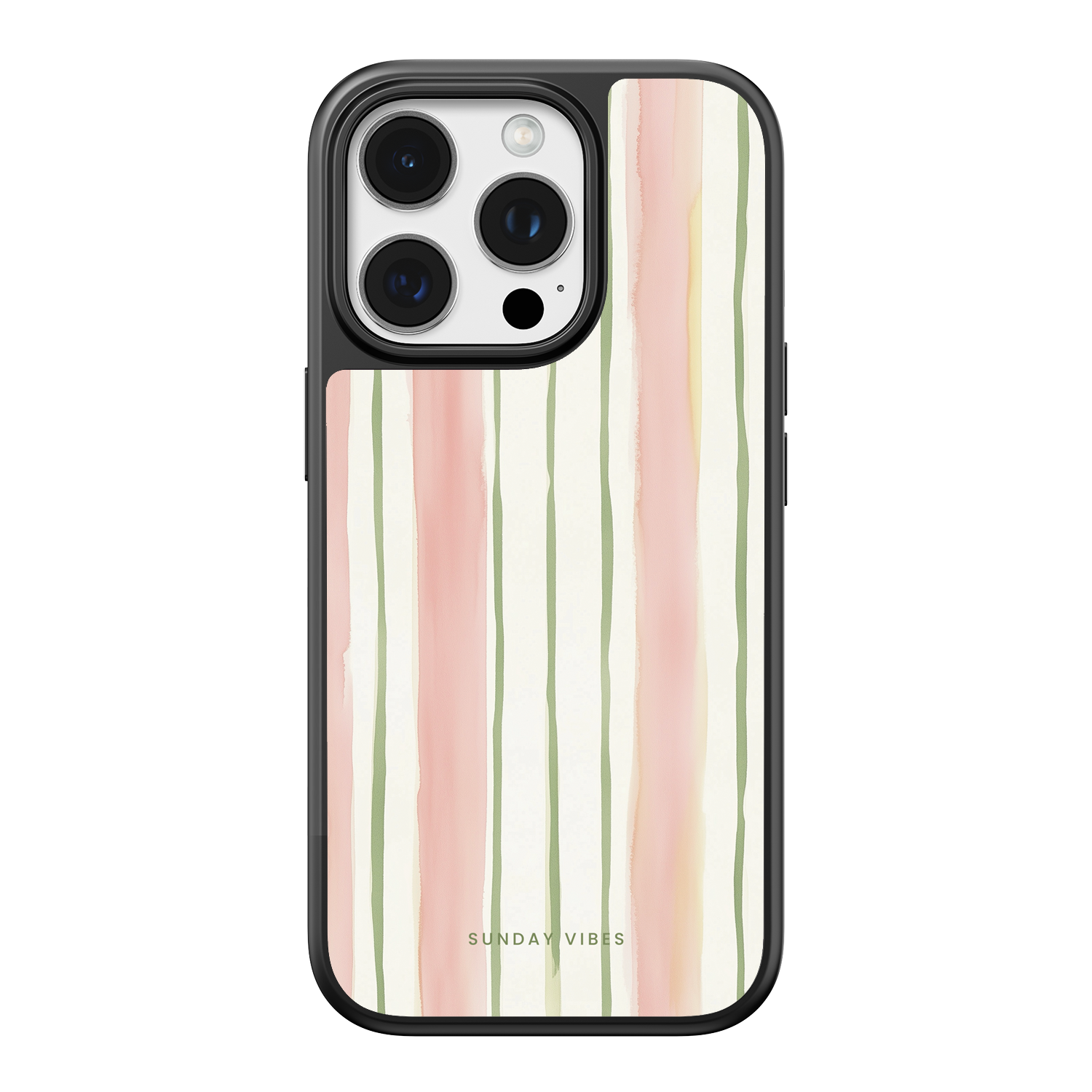 Pastel Stripe Serenade iPhone Case