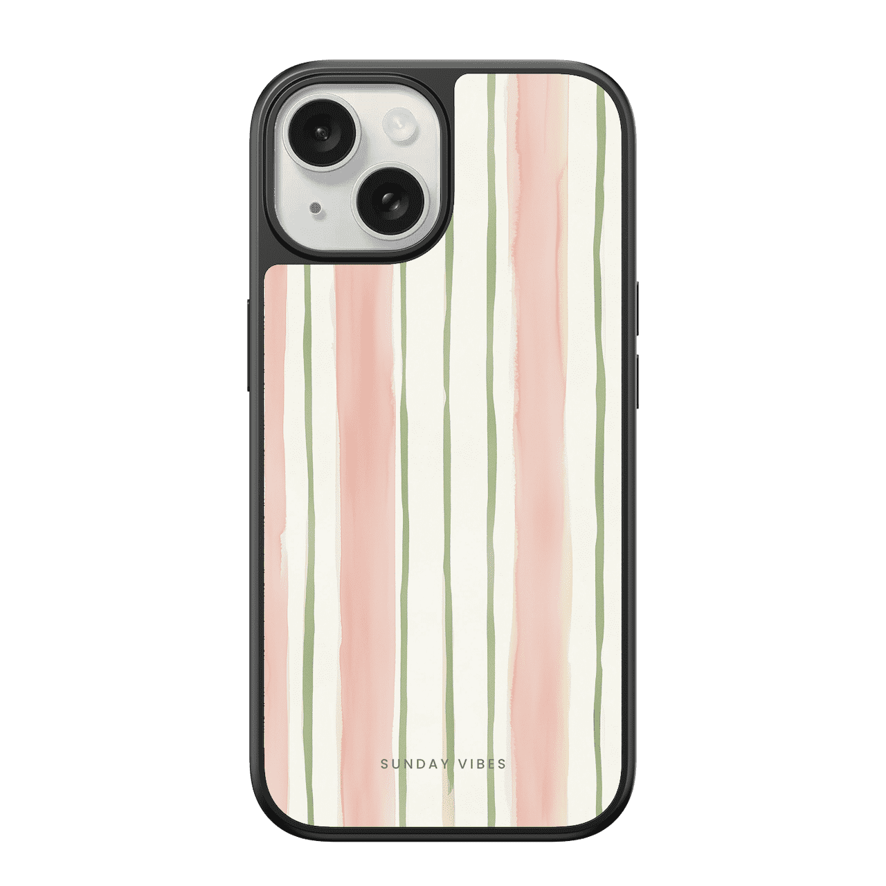 Pastel Stripe Serenade iPhone Case