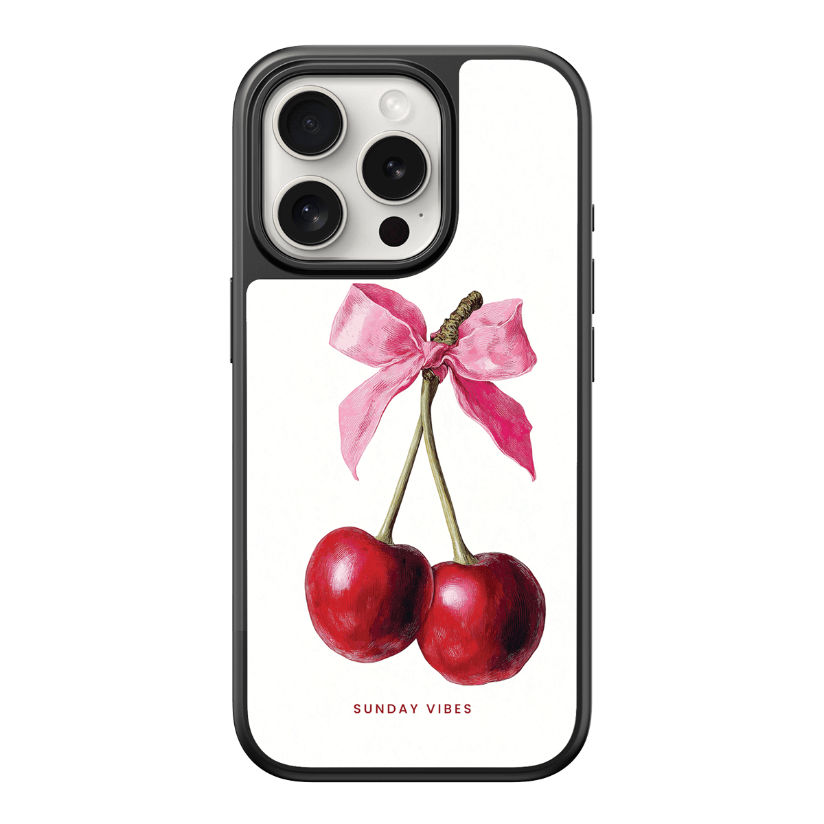 Cherry Charm iPhone Case