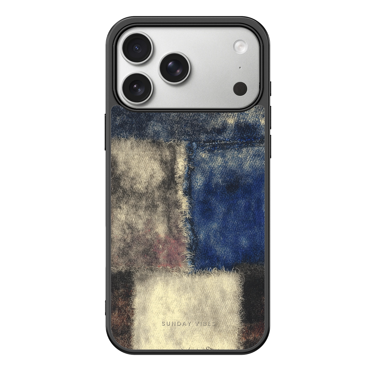 Denim Patchwork iPhone Case