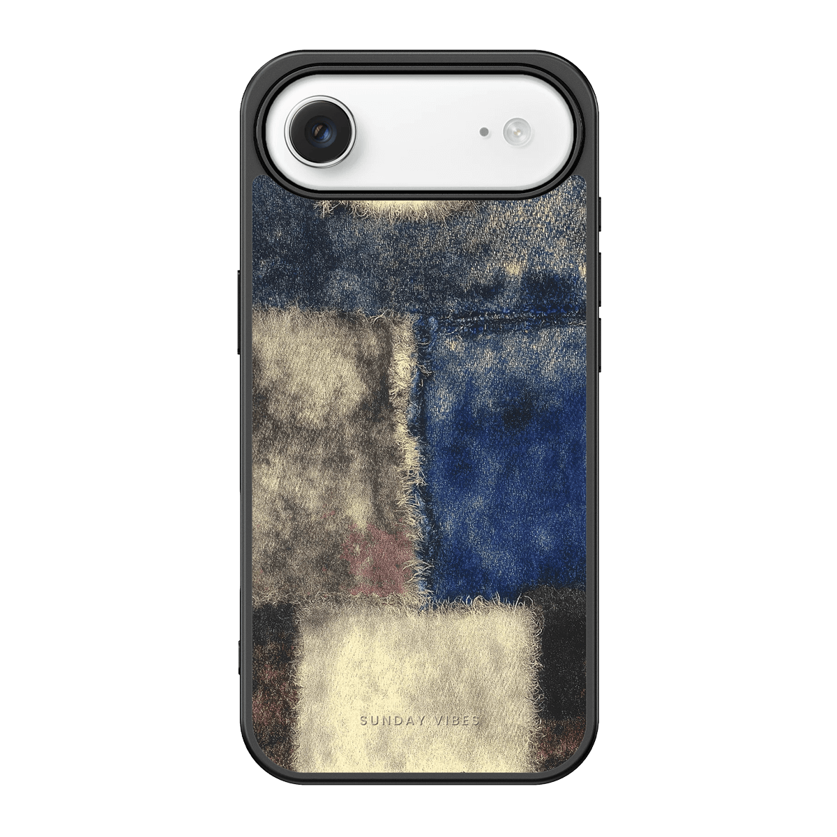 Denim Patchwork iPhone Case