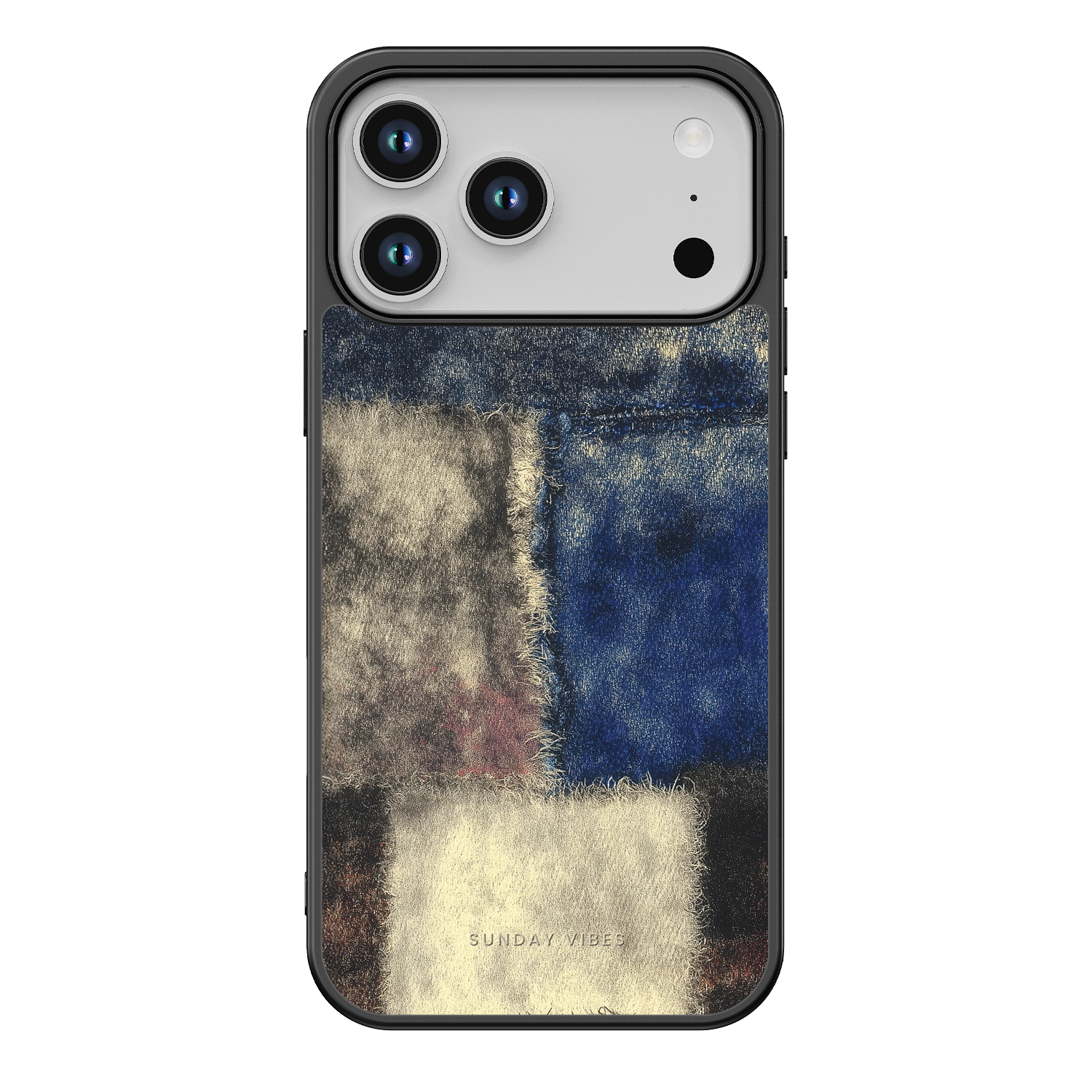 Denim Patchwork iPhone Case