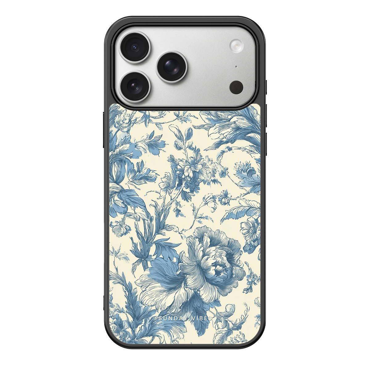 Celestial Blue Bloom iPhone Case