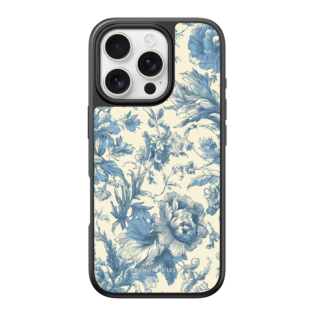 Celestial Blue Bloom iPhone Case