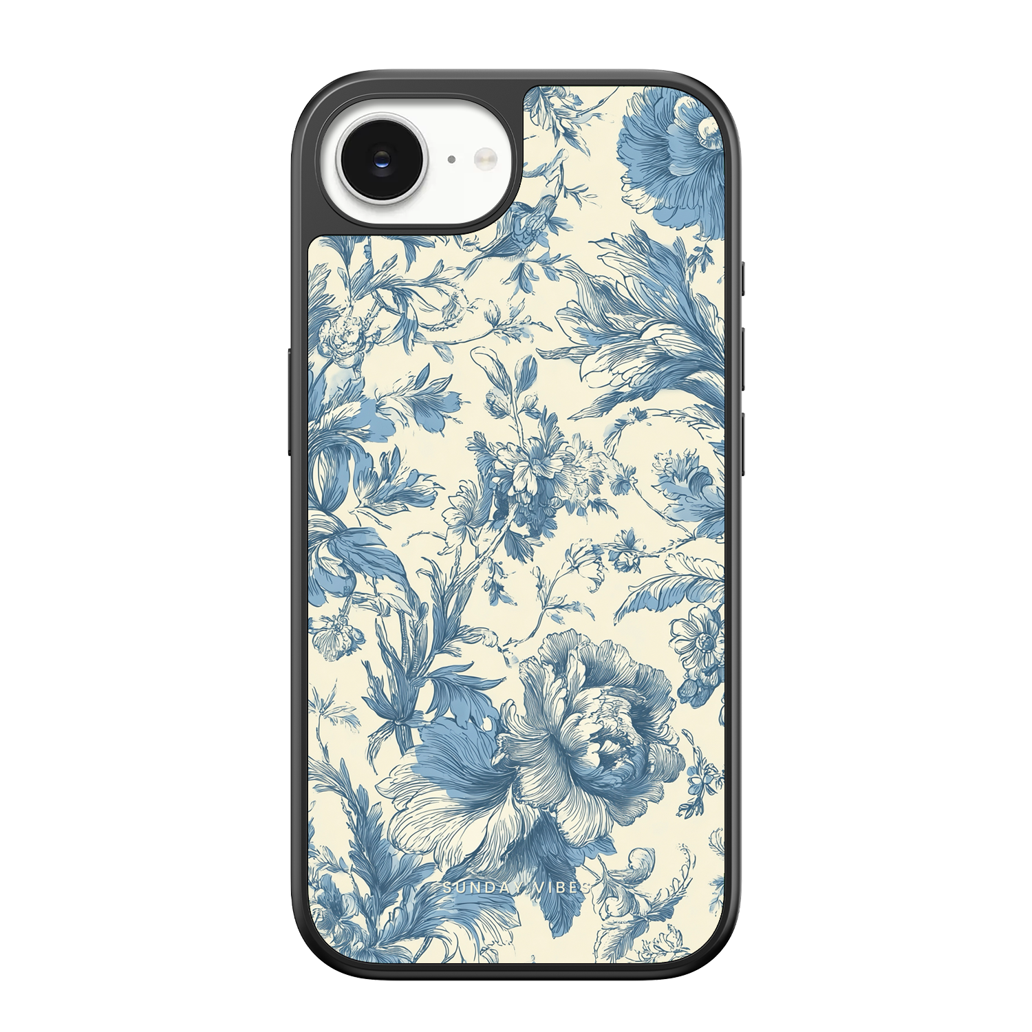 Celestial Blue Bloom iPhone Case