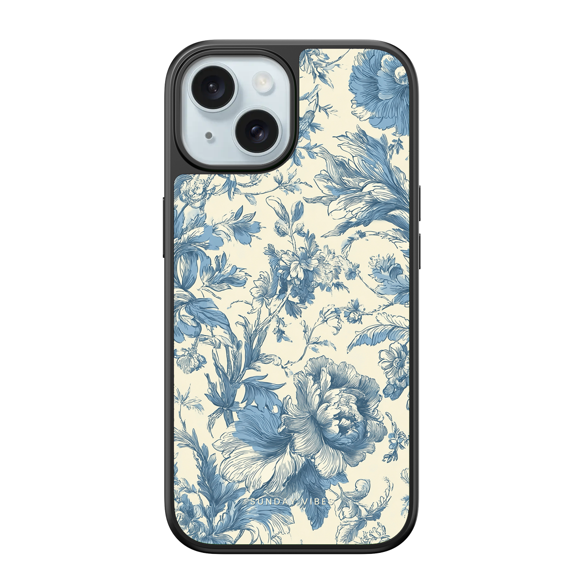 Celestial Blue Bloom iPhone Case