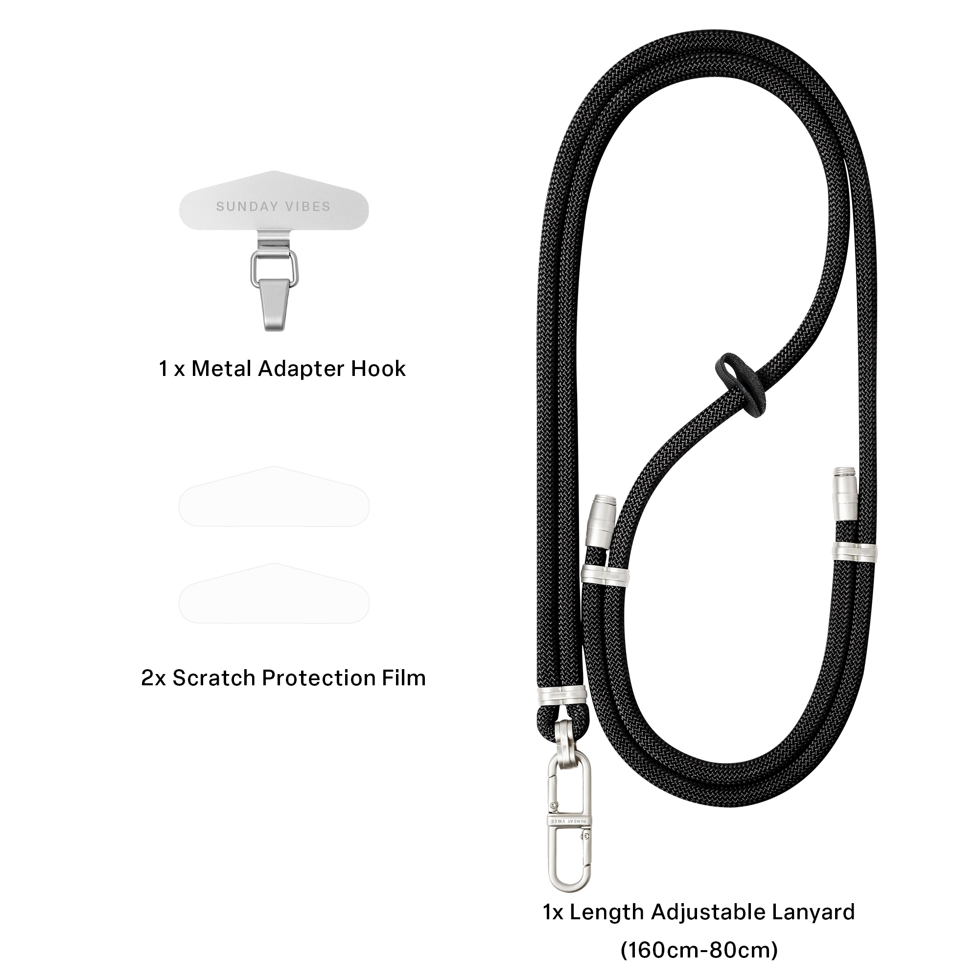 Adjustable Crossbody Lanyard