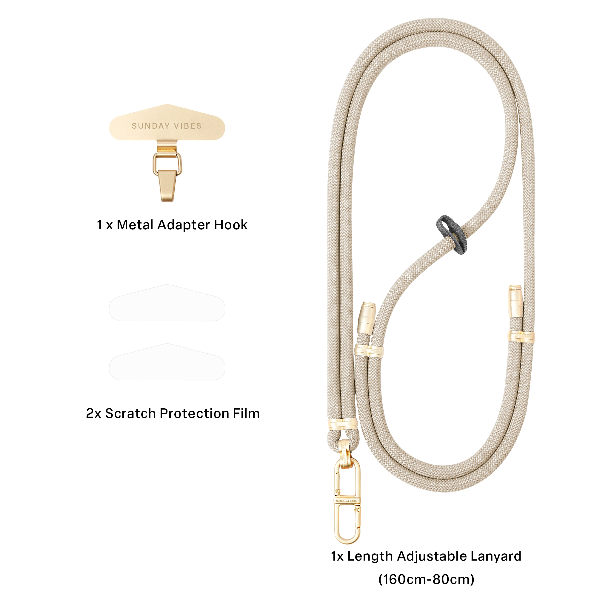 Adjustable Crossbody Lanyard