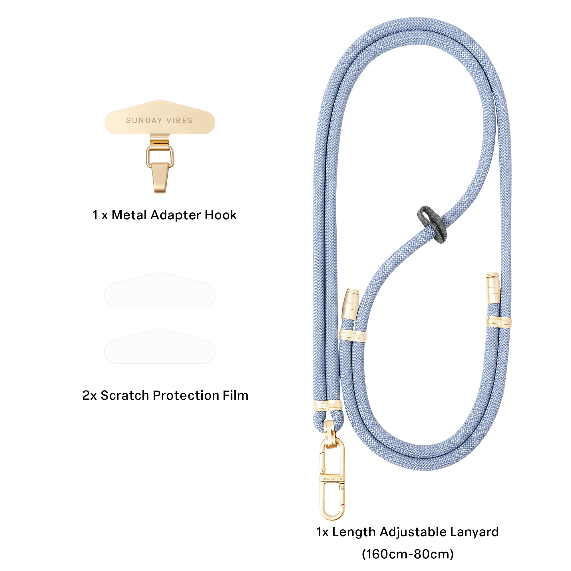 Adjustable Crossbody Lanyard